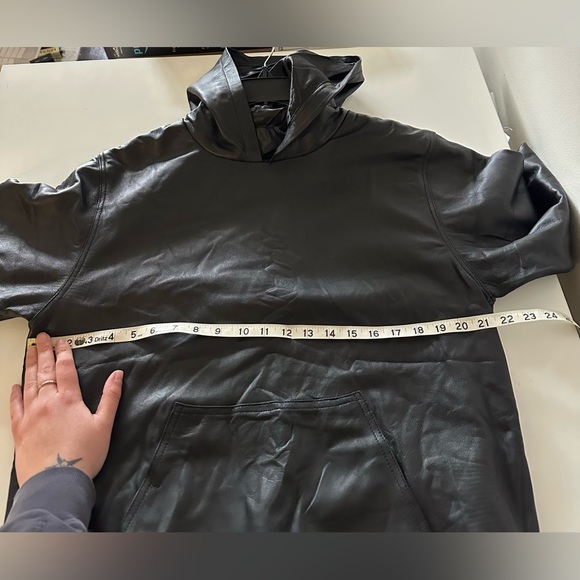 Genuine Lambskin Leather Hoodie Opium Owens Aesthetic Avant Garde L Carti - Picture 3 of 9